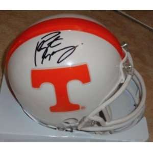 PEYTON MANNING Signed TENNESSEE VOLS Mini Helmet   Autographed College 