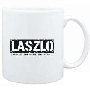  Mug White  Laszlo  THE MAN   THE MYTH   THE LEGEND 