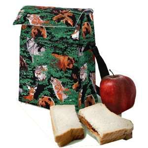  Wolf Bear Deer Lunch Bag
