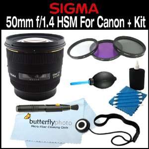 Sigma 50mm f/1.4 EX DG HSM Lens for Canon Digital SLR 