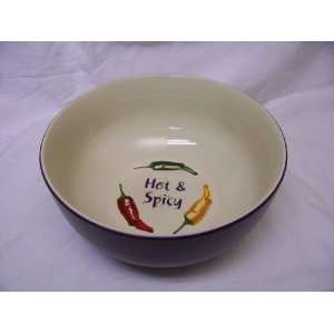  Liddy Homewares Hot n Spicy Round Salad Bowl Kitchen 