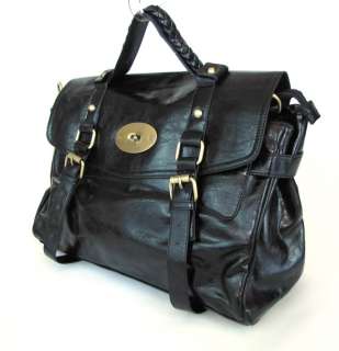 Celeb Style Leather Messenger Shoulder Bag B14  