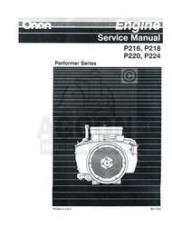 ONAN P220 P224 Performer Series Engine Service Manual  