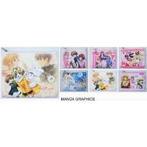  Iwako Japanese Manga Graphics, Cosmetic or Coin Case, 4x5 