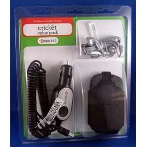  Cricket Value Pack for Kyocera Candid, Xcursion Phones  Players 