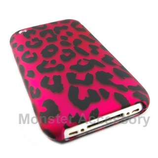 Pink Leopard Hard Case Cover For Apple iPhone 3G 3GS  
