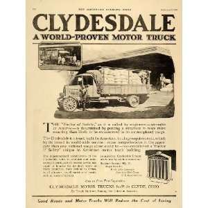   Trucks Hauling Safety Tonnage Ohio   Original Print Ad