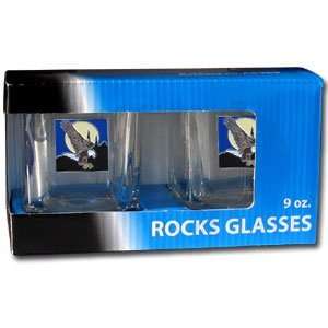  9 oz Rocks Glass Set   Eagle