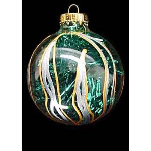 Enchantment Design   Hand Painted   Heavy Glass Ornament   2.75 