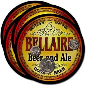  Bellaire, TX Beer & Ale Coasters   4pk 