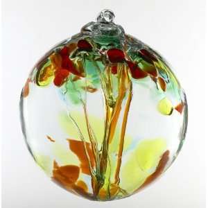  Art Glass   SISTERS TREE OF ENCHANTMENT   WITCH BALL   Old English 