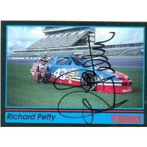  Richard Petty Autographed Trading Card (Auto Racing) 1991 