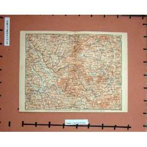  MAP GERMANY c1902 WUNSIEDEL BAYREUTH GOLDKRONACH