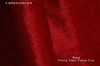 Higt Quality Soft Faux Fur Fabric,Like A Pony Hair.