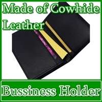 Leather PASSPORT COVER HOLDER Wallet Made of Cowhide  