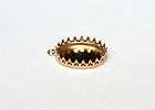 Jewelry Yellow Gold Filled Bezel Cup 16x12mm 714H Gallery Wire Frame 