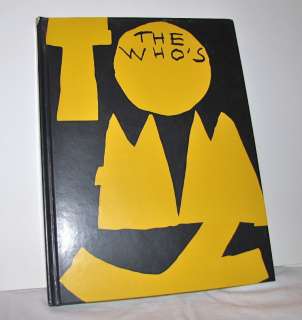 The Whos TOMMY   1993 Rock Opera First Edition Hardcover Book w CD 