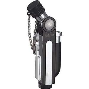  Lucienne Torch Flame Lighter with Cigar Punch  BLACK WITH 