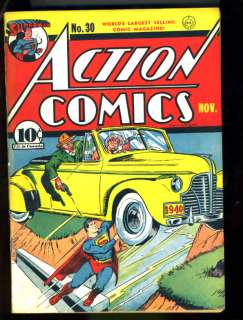 ACTION #30[1940]VINTAGE SUPERMAN  