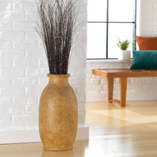 Polivaz Natural Stone Decorative Medium Vase Floor Urn Distinctive 