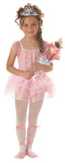 Ballerina Dancer Toddler Girls Dress Up Costume  