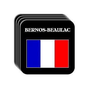  France   BERNOS BEAULAC Set of 4 Mini Mousepad Coasters 