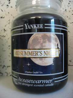 Yankee Candle 22 oz Black Band & Rare label Jars (D)  