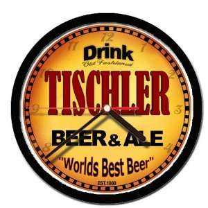  TISCHLER beer and ale cerveza wall clock 