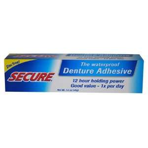  Secure Denture Adhesive Cream Size 1.4 OZ Health 