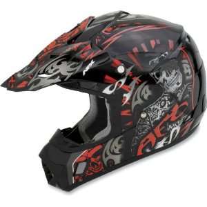    AFX FX 17 Helmet Shade Full Face Unisex Red/Black Large Automotive