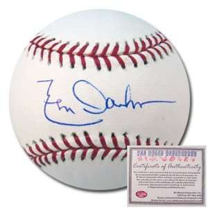  Leon Durham Chicago Cubs Hand Signed Rawlings MLB Baseball 