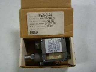 Barksdale A9675 3 AA 235 3400 PSI Pressure Switch  
