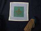 Boy Scout Emblem Cross Stitch Kit includes Yarn, Pattern 10 x 10, 2 