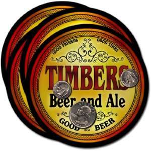  Timbers , CO Beer & Ale Coasters   4pk 