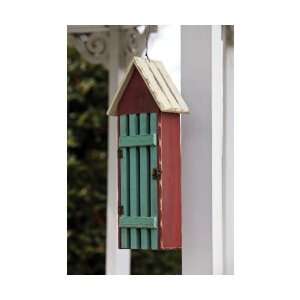  Butterfly Hibernation Box Red w/Green Front   (Bug Houses 