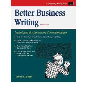 Better Business Writing **ISBN 9781560526780**