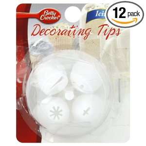 Betty Crocker Decorating Tips Plastic, 1 count (Pack of 12)