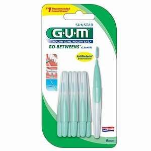  G U M Go Betweens Cleaners 8 ct (Quantity of 5) Health 