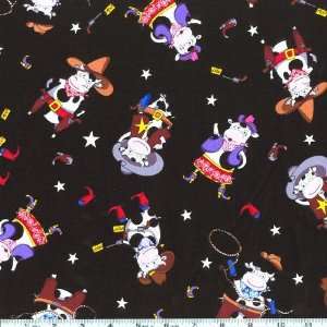  45 Wide Shoot Em Up Cows Fabric By The Yard Arts 