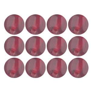  Garnet Deep Red Transparent Czech Glass Round Beads 10mm 