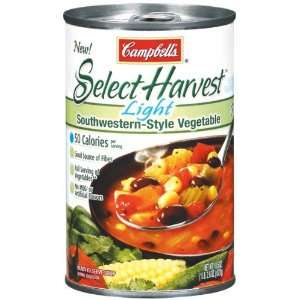 Campbells Select Harvest Soup Southwest   Style Vegetable Light   12 