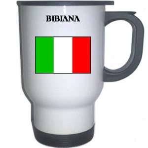  Italy (Italia)   BIBIANA White Stainless Steel Mug 