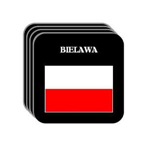  Poland   BIELAWA Set of 4 Mini Mousepad Coasters 