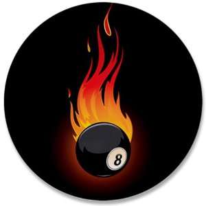  3.5 Button Flaming 8 Ball for Pool 