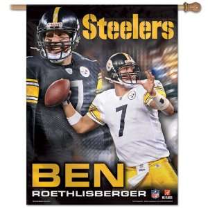   NFL Pittsburgh Steelers Ben Roethlisberger Flag