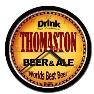  THOMASTON beer and ale cerveza wall clock 