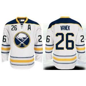 NHL Gear   Thomas Vanek #26 Buffalo Sabres White Jersey Hockey Jersey 