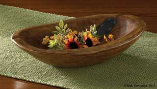 Park Designs   Treenware Oval Decorative Bowl (Wood Look) Made of 