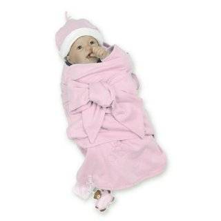 Kaloo Swaddling Blanket & Hat   Barely Pink