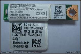 BCM92046MD 2.1 bluetooth FRU42T0969 ThinkPad X61/X60  